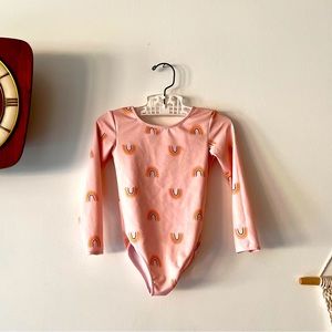 2T Pink SweetHoney Rainbow Leo w/ Reversible Skirt